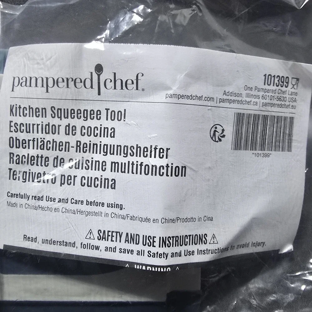 Pampered Chef cleaner squeegee stuck